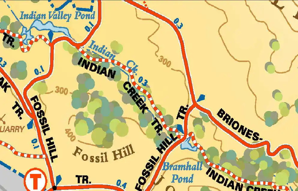 Fossil Hill Nature Trail Map